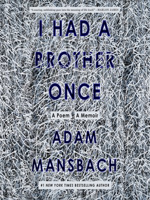 cover image of I Had a Brother Once